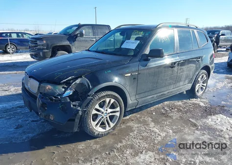 2007 BMW X3 3.0Si z USA, uszkodzony, nr VIN WBXPC93487WF01756